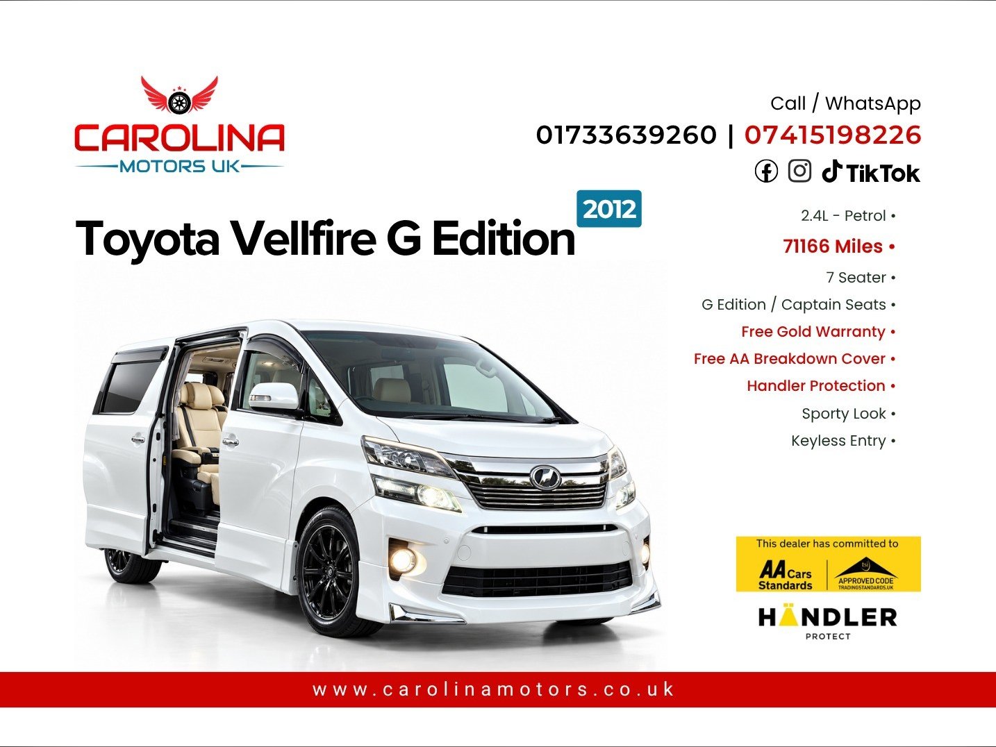 2012 Toyota Vellfire