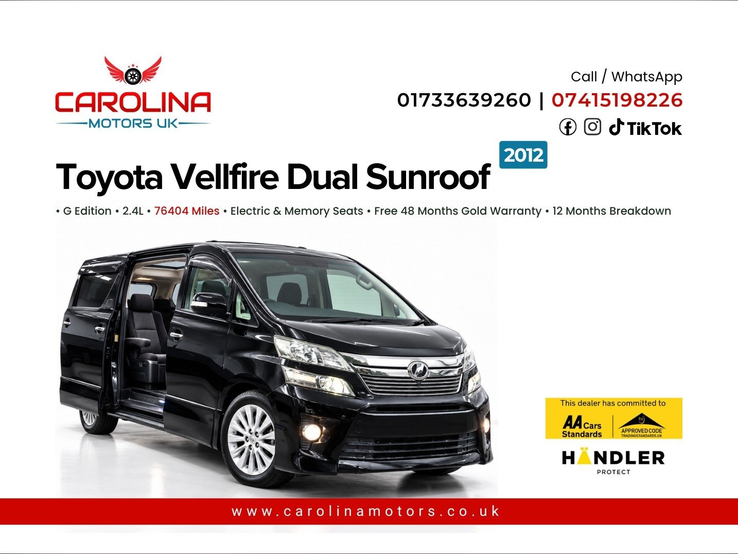 2012 Toyota Vellfire